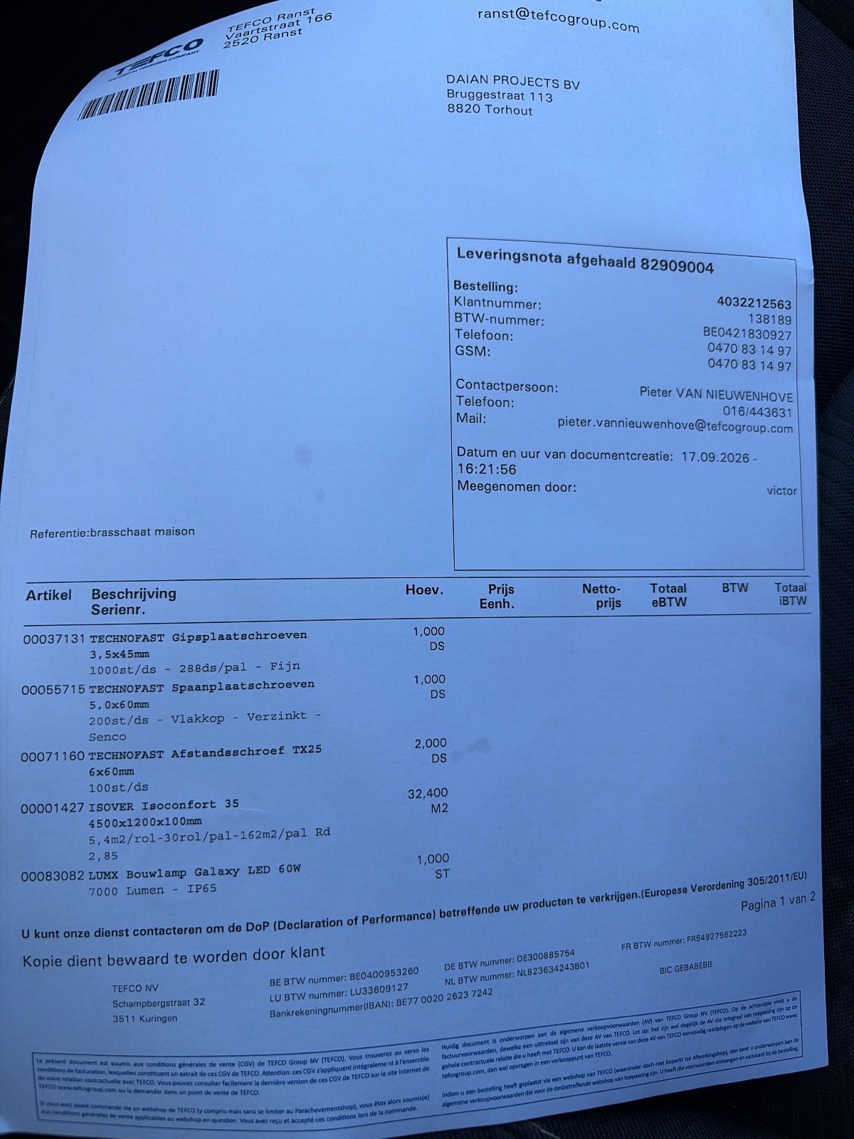 Buscar material Baustoff 1h